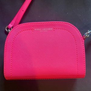 Marc Jacobs pink crossbody purse